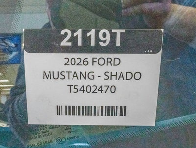2026 Ford Mustang GT Fastback