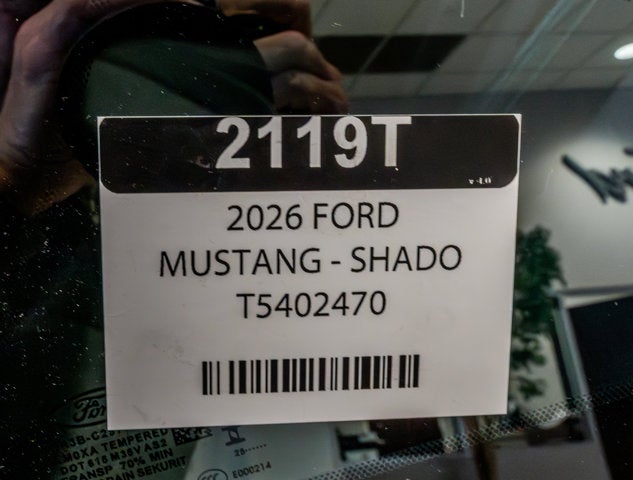 2026 Ford Mustang GT Fastback