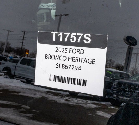 2025 Ford Bronco Heritage Edition