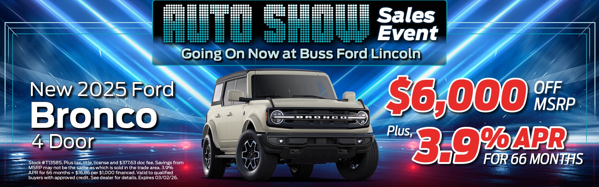 New 2025 Ford Bronco 4 Door