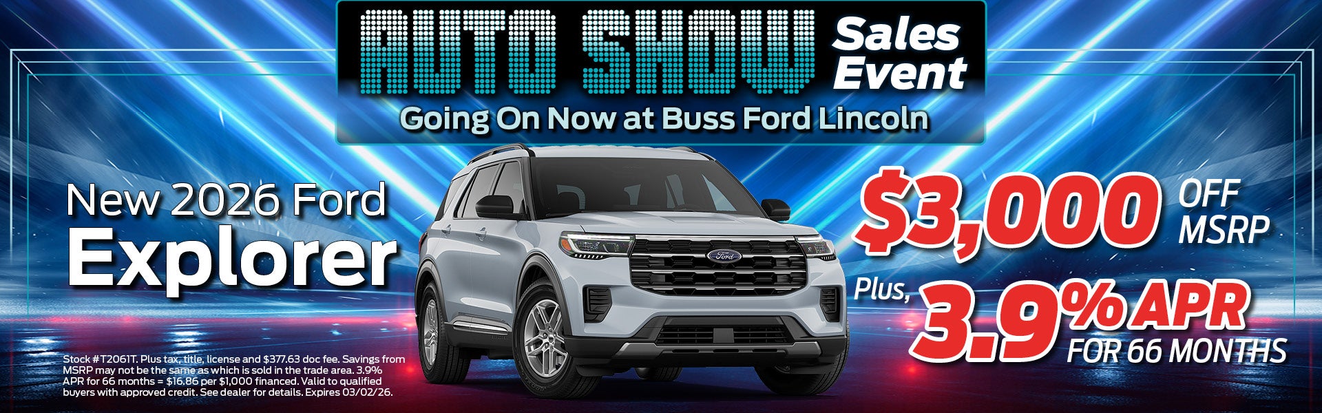 New 2026 Ford Explorer