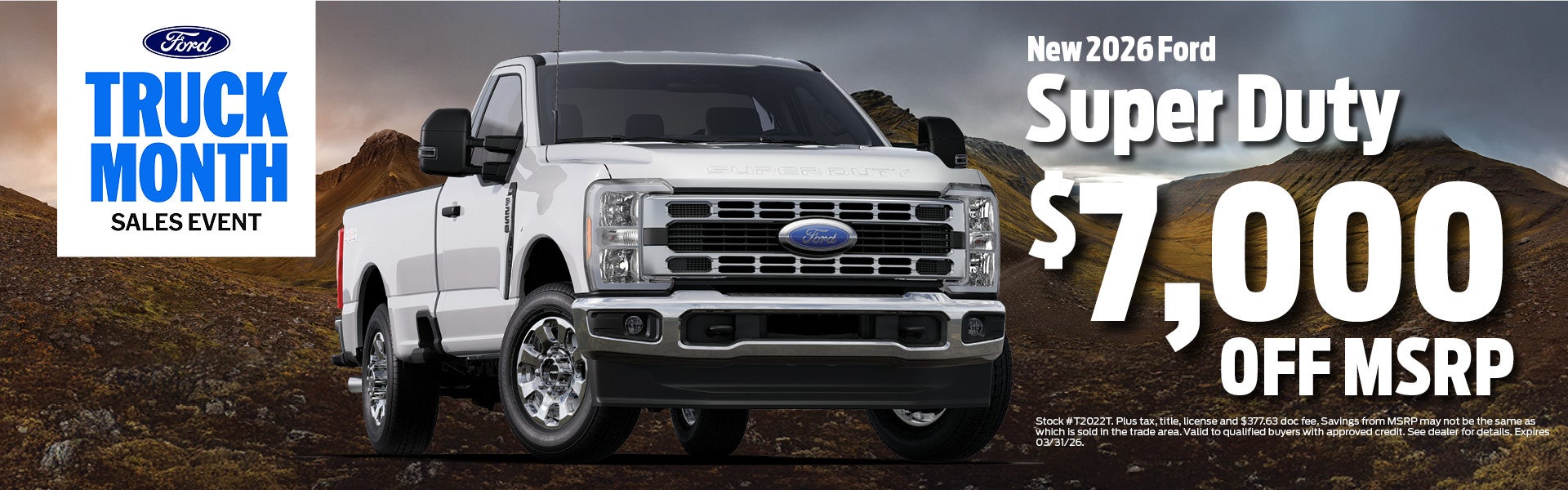 New 2026 Ford Super Duty