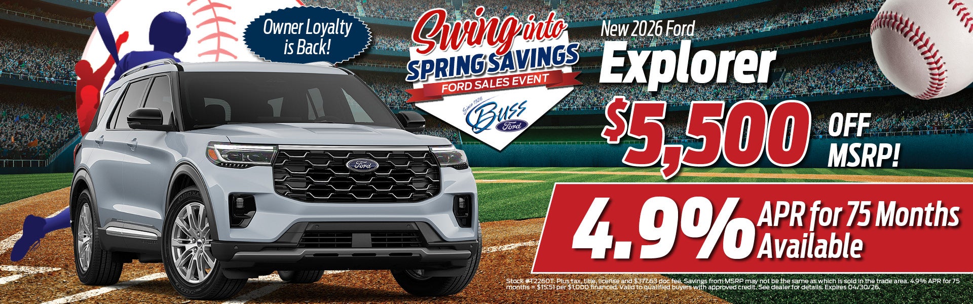 New 2026 Ford Explorer