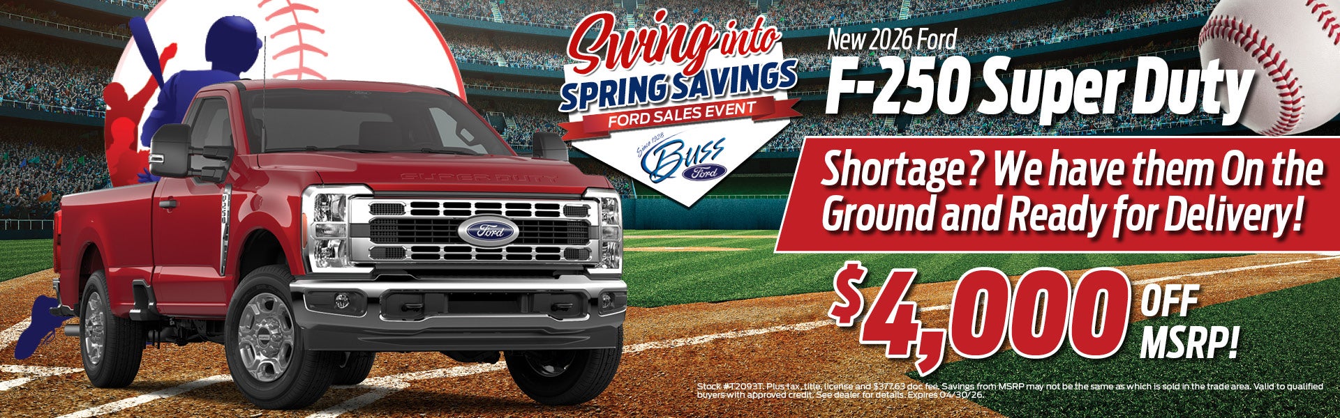 New 2026 Ford F-250 Super Duty