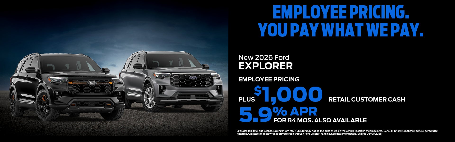 New 2026 Ford Explorer