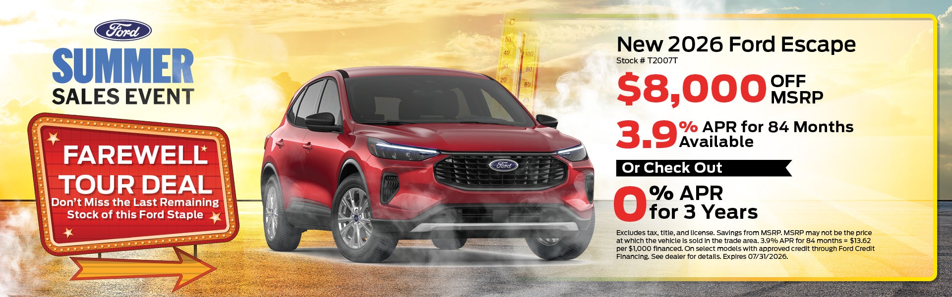 New 2026 Ford Escape