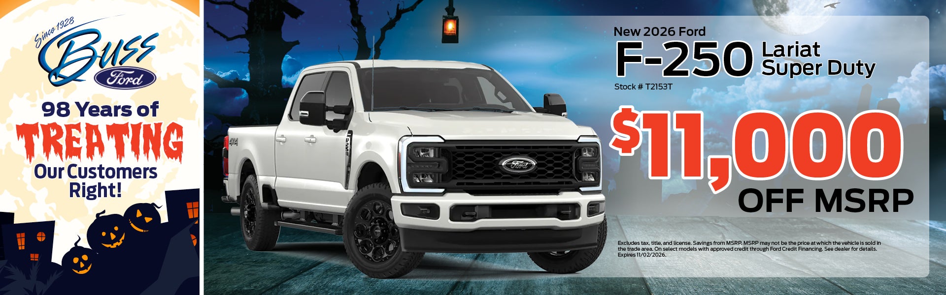 New 2026 Ford F-50 Lariat