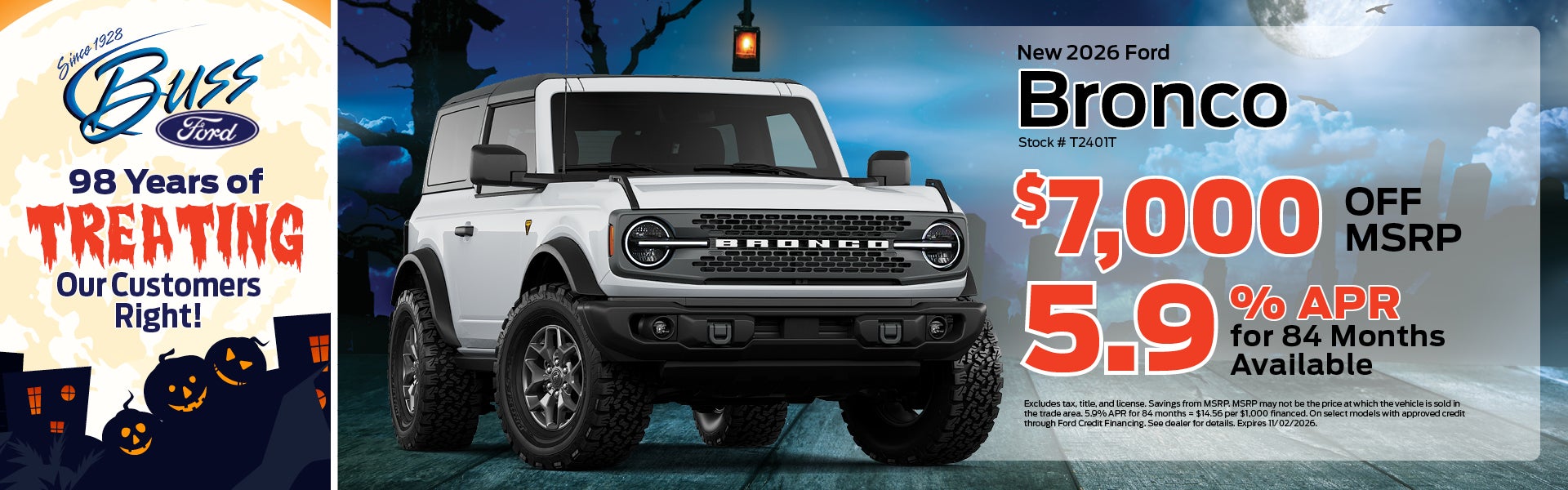New 2026 Ford Bronco