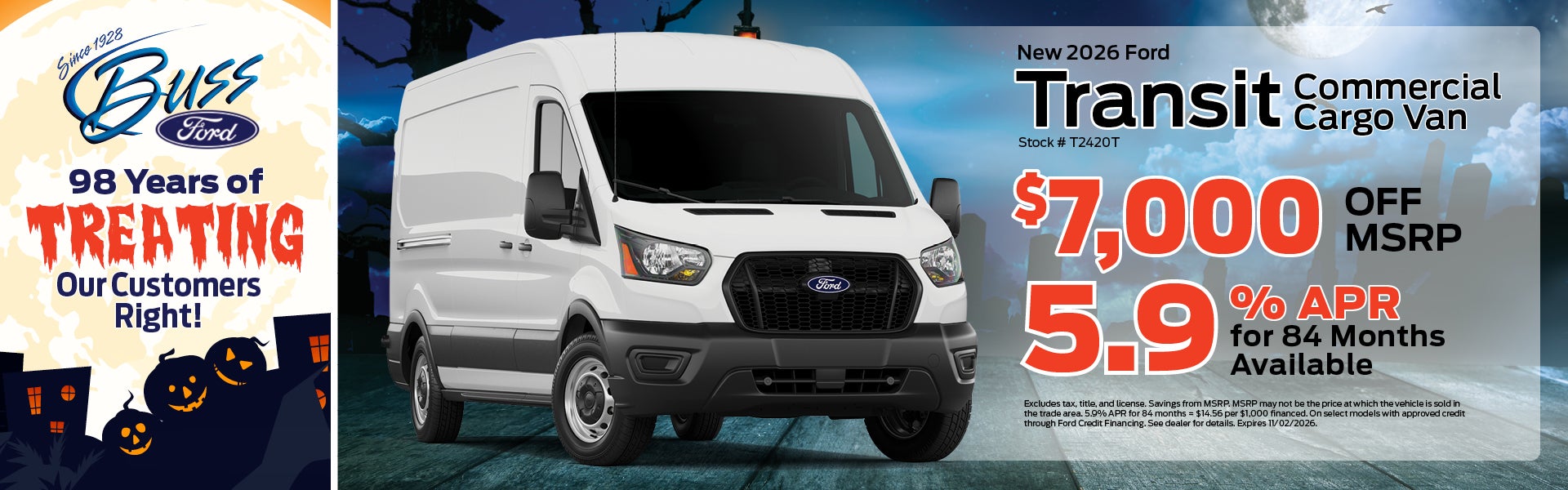 New 2026 Ford Transit Van