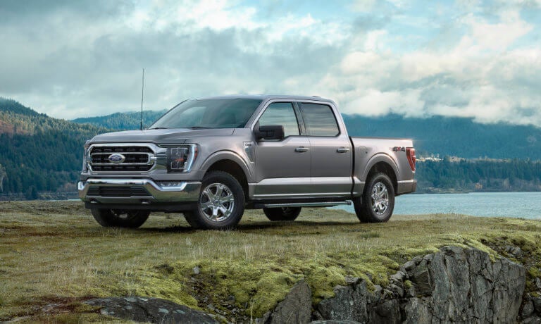 2022 Ford F-150 parked by the sea