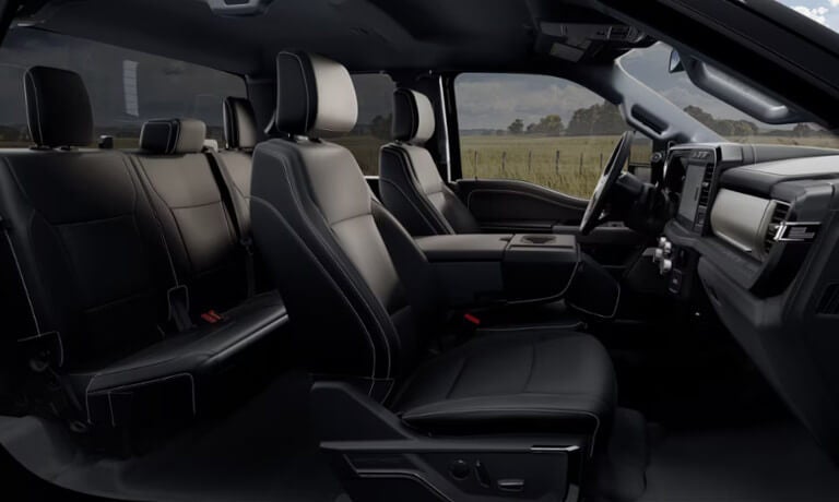 2023 Ford Super Duty interior seating side view