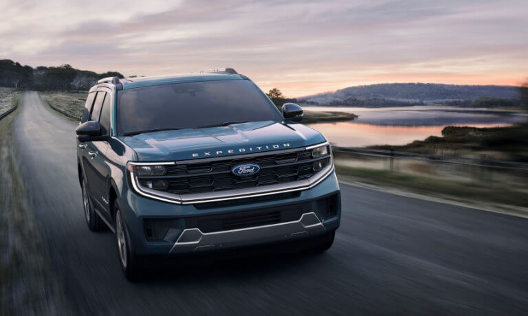 2025 Ford Expedition driving by lake