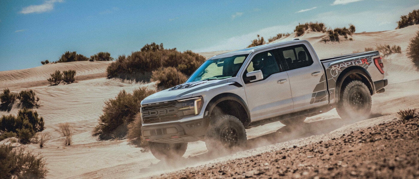 2025 Ford F-150 offroading in the desert