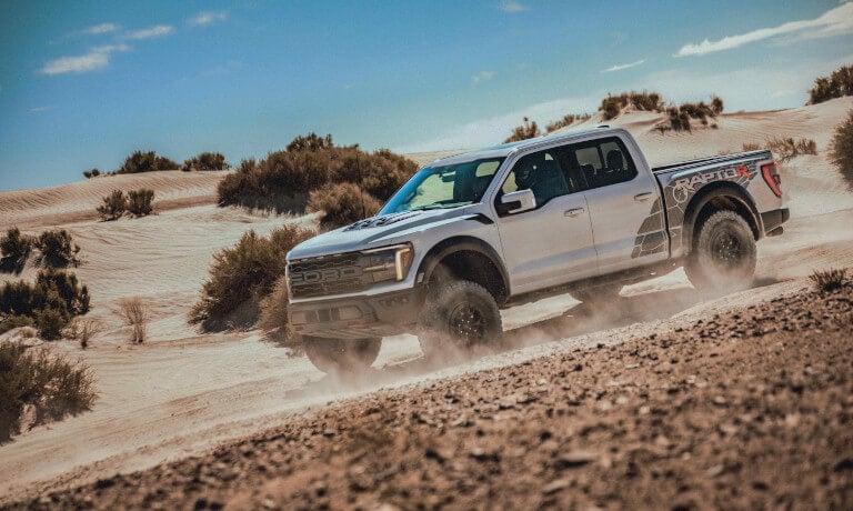 2026 Ford F-150 offroading in dust