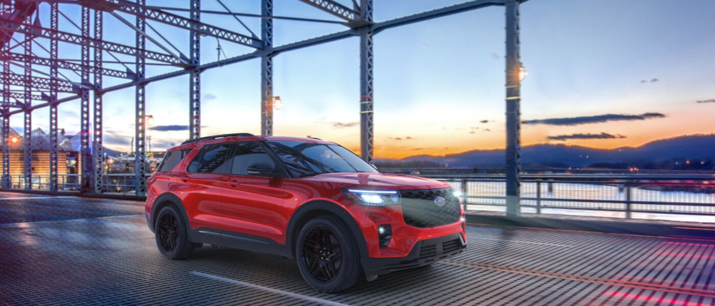 2027 Ford Explorer Exterior on Bridge