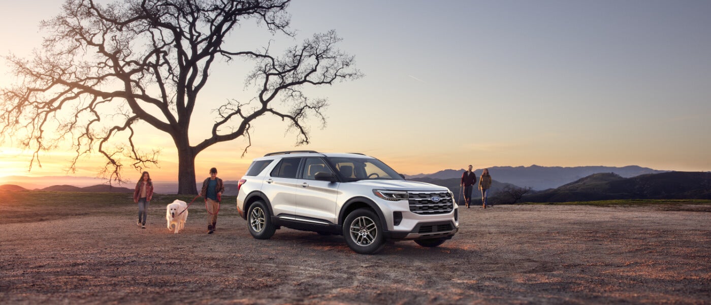2027 Ford Explorer Parked in Field