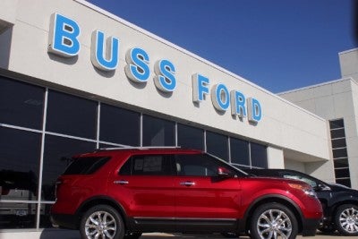 Buss Ford dealership entrance